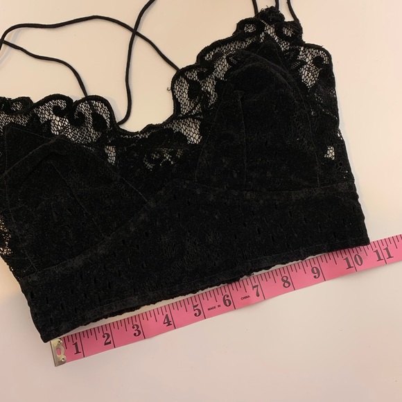 Free People FP One Flocked Velvet Adella Bralette - Picture 4 of 6